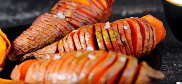 Roasted Yams with Mushrooms