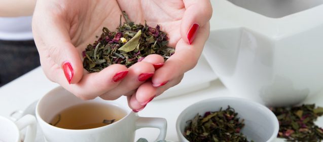Rose Petal Iced Green Tea