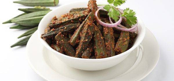 Grilled Okra with Spicy Sumac Seasoning Salt