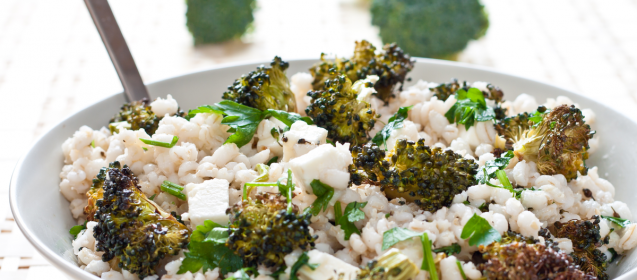 Cracked Farro and Broccoli Salad