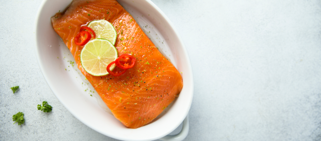 Keto Cilantro Lime Salmon