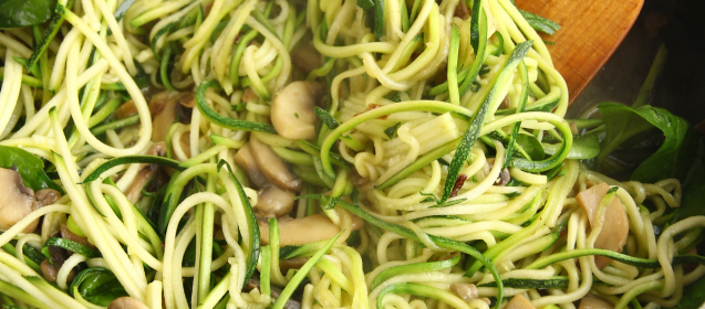 Zucchini Noodles with Sausage