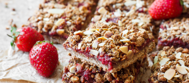 Paleo Strawberry and Lemon Bars