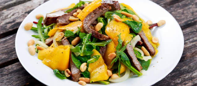 Steak and Mango Salad