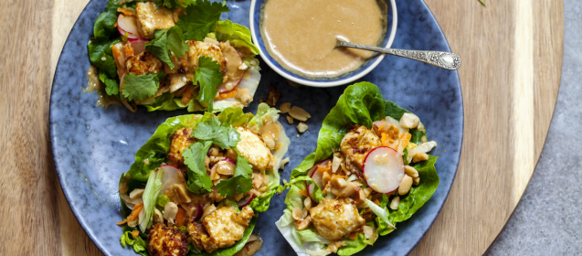 Cod Lettuce Wraps
