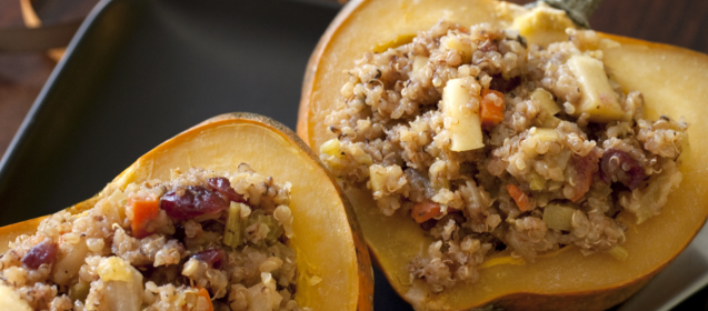 5 Ingredient Breakfast Stuffed Acorn Squash
