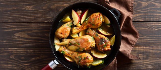 Apple Cider Chicken Skillet