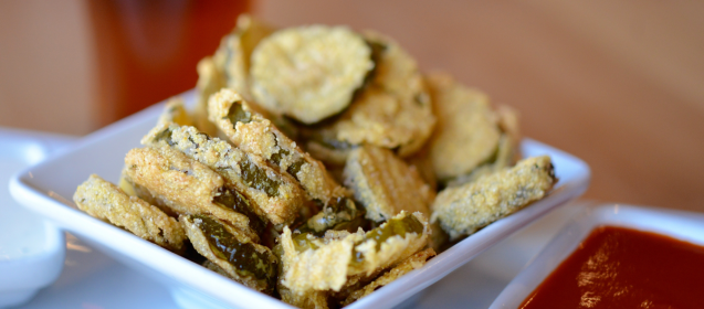 Paleo Fried Pickles