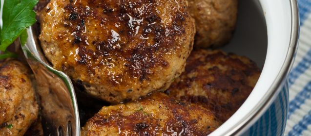 Turkey, Apple and Sage Sausage Patties