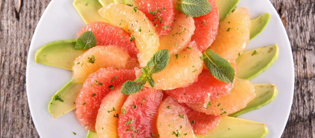 Avocado and Grapefruit Salad