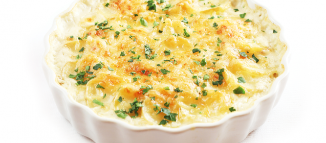 Creamy Parsnip Gratin