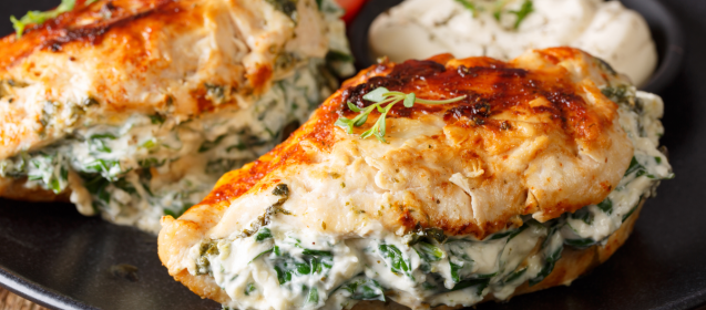 Spinach & Feta Stuffed Chicken
