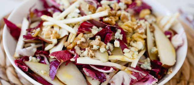 Sauteed Pears, Bacon, and Radicchio
