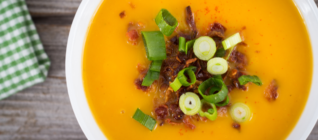 Sweet Potato Bacon Soup